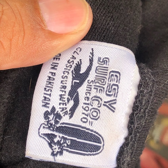 Esy Surf Company Charts hoodie Sweatshirt Size L - Picture 15 of 15